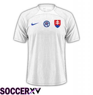 Slovakia Away Soccer Jersey UEFA Euro 2024