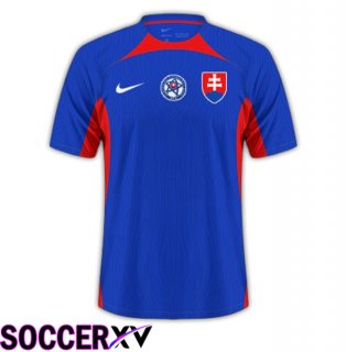 Slovakia Home Soccer Jersey UEFA Euro 2024