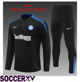 Inter Milan Kids kit Training TracksuitBlack 2024/2025