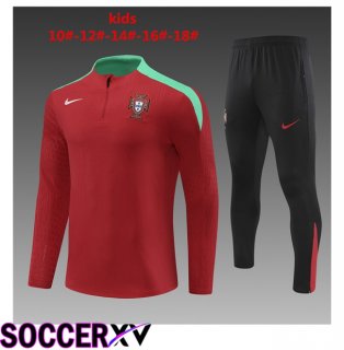 Portugal Kids kit Training TracksuitRed 2024/2025