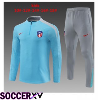 Atletico Madrid Kids kit Training TracksuitBlue 2024/2025