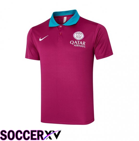 Paris PSG Soccer Polo Purple 2024/2025