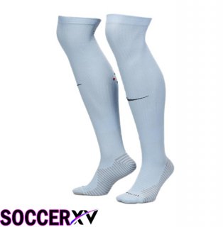 Portugal Away Soccer Socks Blue 2024/2025