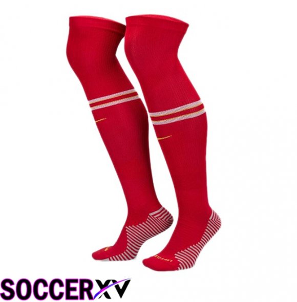 FC Liverpool Home Soccer Socks Red 2024/2025