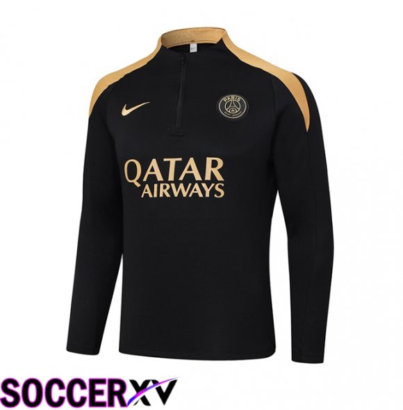 Paris PSG Training Sweatshirt Black 2024/2025