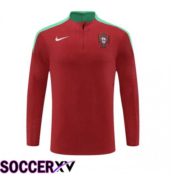 Portugal Training Sweatshirt Red 2024/2025