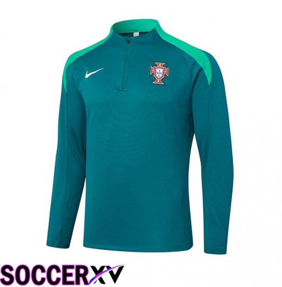 Portugal Training Sweatshirt Green 2024/2025