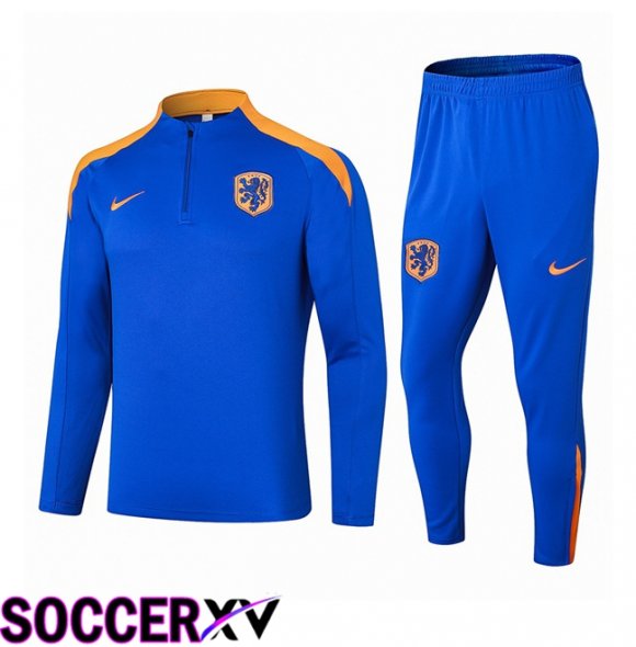 Netherlands kit Training Tracksuit Blue 2024/2025