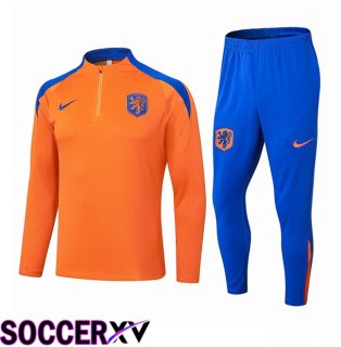 Netherlands kit Training Tracksuit Orange 2024/2025