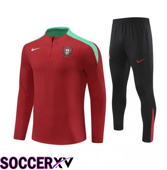 Portugal kit Training Tracksuit Red 2024/2025