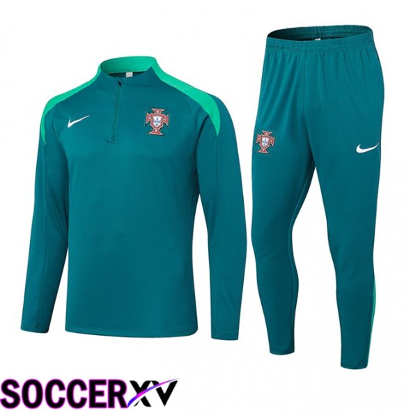 Portugal kit Training Tracksuit Green 2024/2025