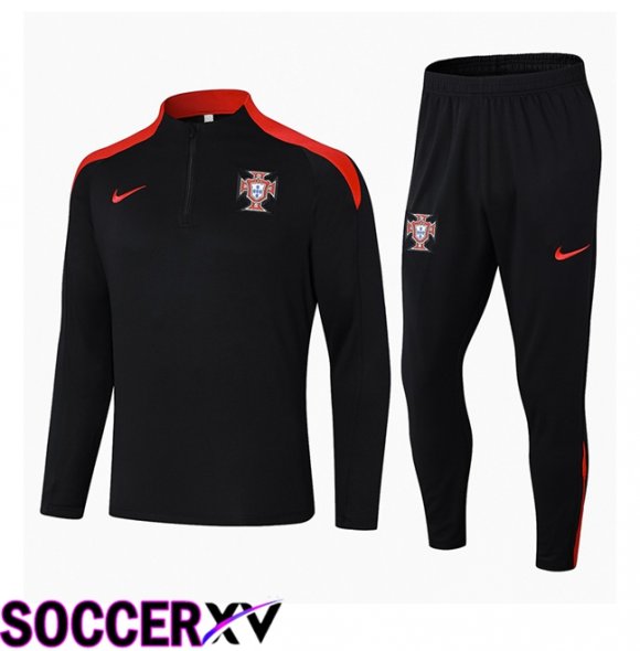 Portugal kit Training Tracksuit Black 2024/2025