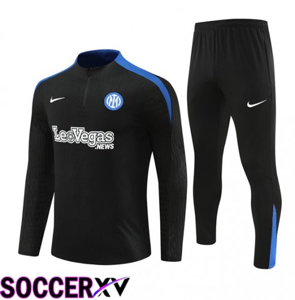 Inter Milan kit Training Tracksuit Black 2024/2025