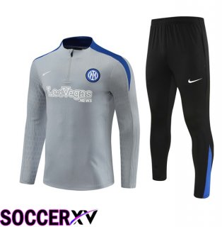 Inter Milan kit Training Tracksuit Grey 2024/2025