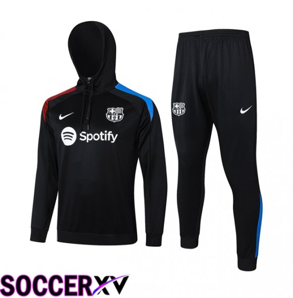 FC Barcelona Training Tracksuit Sweatshirt Hoodie Black 2024/2025