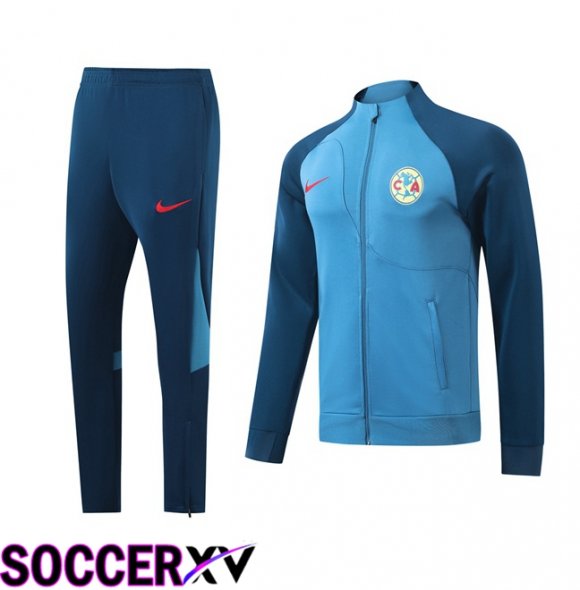 Club America kit Training Jacket Suit Blue 2024/2025