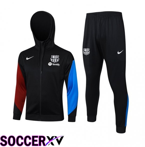 FC Barcelona Training Tracksuit - Windbreaker Black 2024/2025