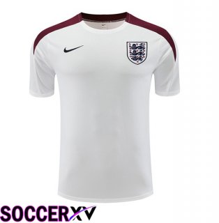 England Training T Shirt White 2024/2025