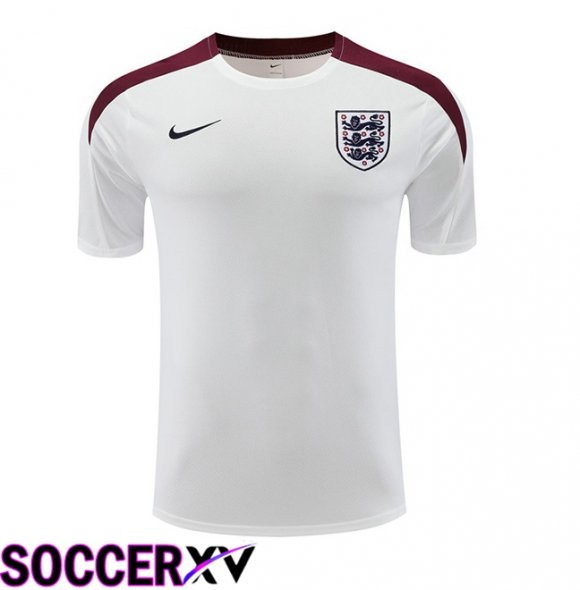 England Training T Shirt White 2024/2025