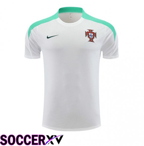 Portugal Training T Shirt White 2024/2025