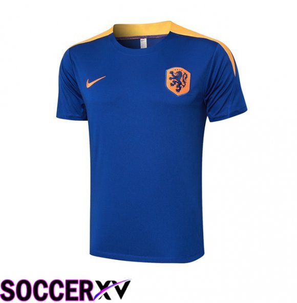 Netherlands Training T Shirt Blue Royal 2024/2025