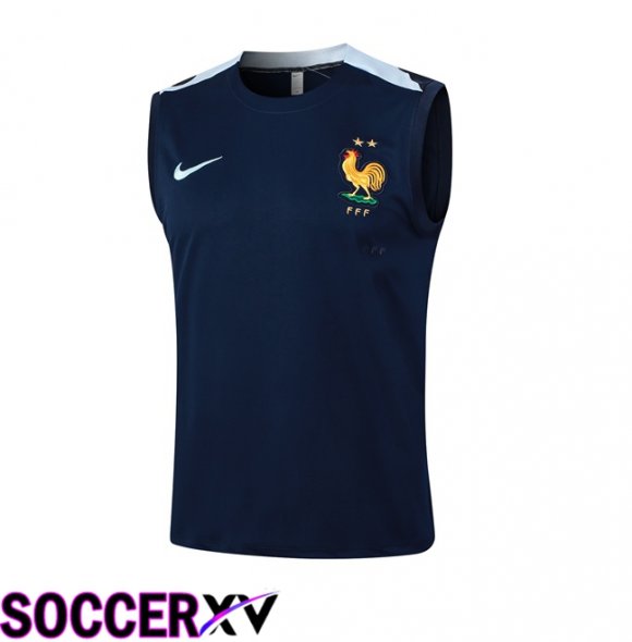 France Soccer Vest Blue Royal 2024/2025