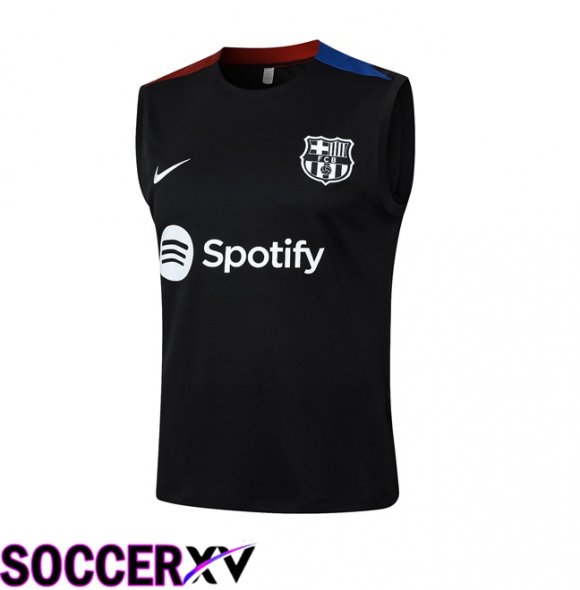 FC Barcelona Soccer Vest Black 2024/2025