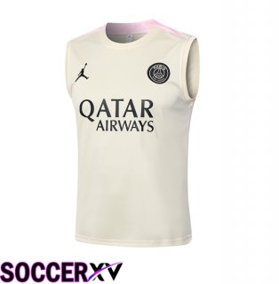 Paris PSG Soccer Vest Yellow 2024/2025