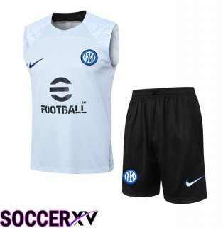 Inter Milan Soccer Vest + Shorts Blue 2024/2025