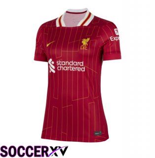 FC Liverpool Women Home Soccer Jersey Red 2024/2025