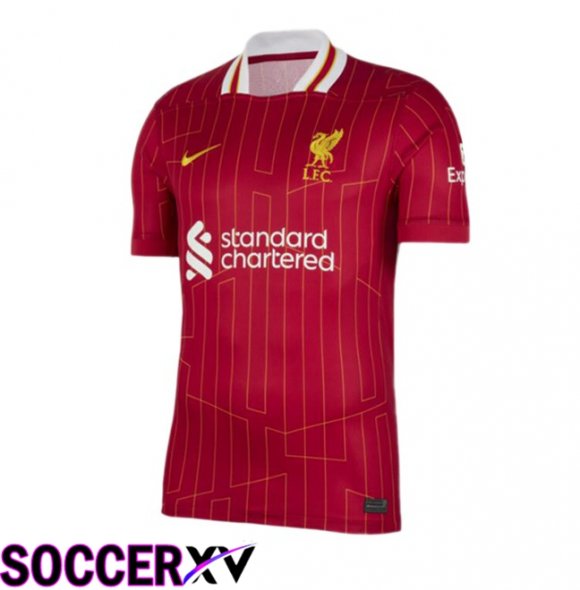 FC Liverpool Home Soccer Jersey Red 2024/2025