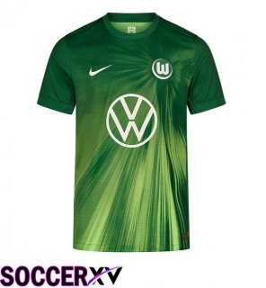 Vfl Wolfsburg Home Soccer Jersey Green 2025/2026