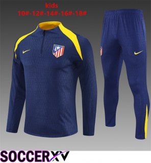 Atletico Madrid Kids kit Training Tracksuit Blue Royal 2025/2026