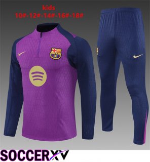 FC Barcelona Kids kit Training Tracksuit Purple 2025/2026
