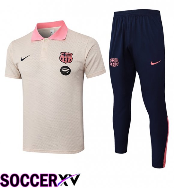 FC Barcelona Soccer Polo + Training Pants Yellow 2025/2026