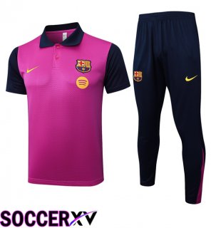 FC Barcelona Soccer Polo + Training Pants Purple 2025/2026