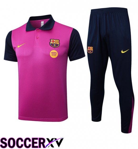 FC Barcelona Soccer Polo + Training Pants Purple 2025/2026