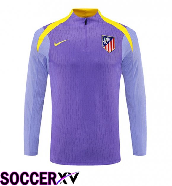 Atletico Madrid Training Sweatshirt Purple 2025/2026