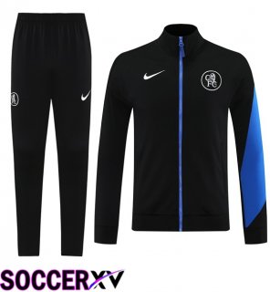FC Chelsea kit Training Tracksuit - Training Jacket Black 2025/2026