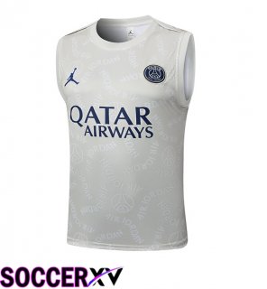 Jordan Paris PSG Gilet Soccer Grey 2025/2026