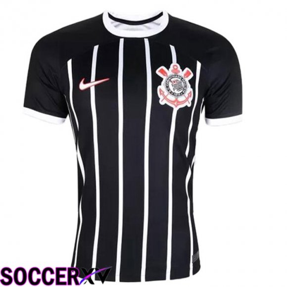 Corinthians Soccer Jersey Away Black 2023/2024