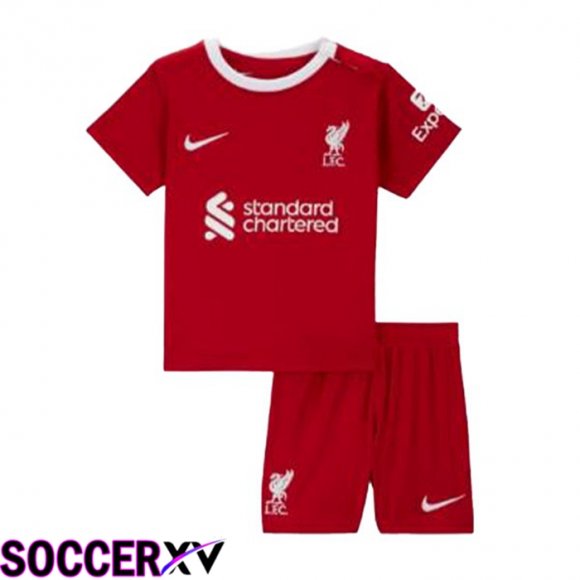 FC Liverpool Kids Soccer Jersey Home Red 2023/2024