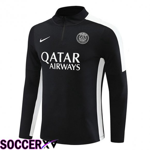 Paris PSG Training Sweatshirt Black 2023/2024