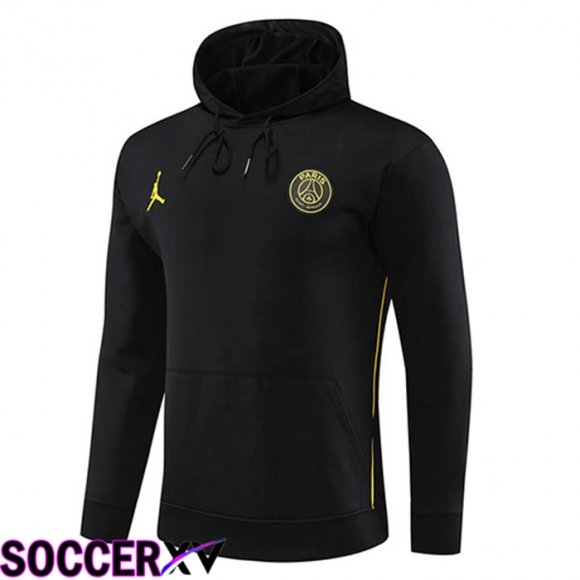 JORDAN Paris PSG Training Sweatshirt Hoodie Black 2023/2024