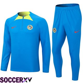 Club America Training Tracksuit Suit Blue 2023/2024