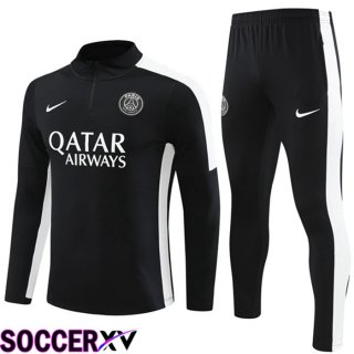 Paris PSG Training Tracksuit Suit Black 2023/2024