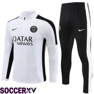 Paris PSG Training Tracksuit Suit White 2023/2024