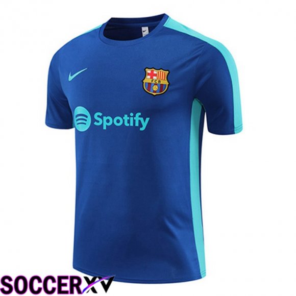 FC Barcelona Training T Shirt Blue 2023/2024