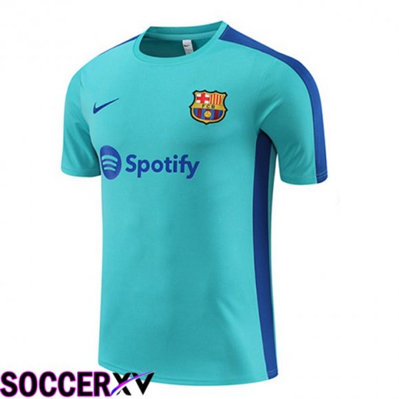 FC Barcelona Training T Shirt Cyan 2023/2024