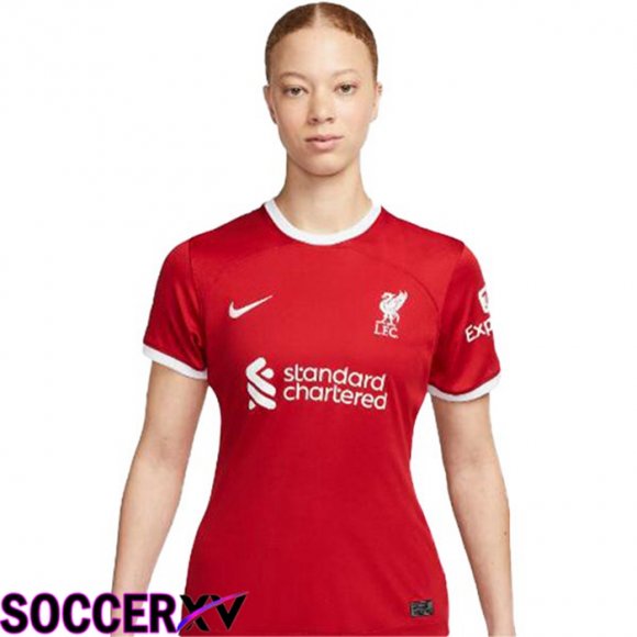 FC Liverpool Womens Soccer Jersey Home Red 2023/2024